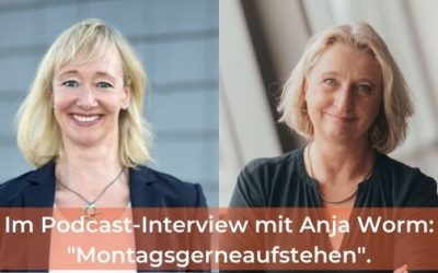Gehaltsvorstellungen in der Bewerbung angeben. Ein Podcast-Interview von Anja Worm.